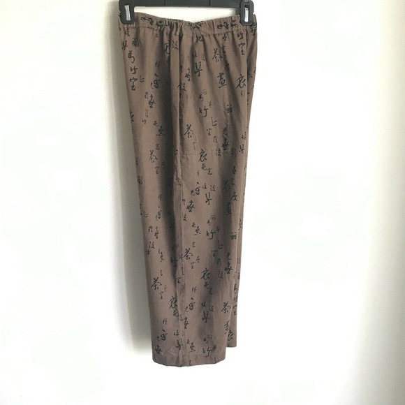 Chicos Size 1 Medium Pantsuit Chocolate with Chinese Writing - Picture 5 of 11